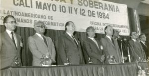 1984. Mayo, 10. La informática, una estrategia para la integración regional, Cali, Colombia.