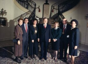 1989. Febrero, 1. Cena de la Sociedad de Estudios Internacionales, Madrid.