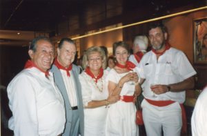 1990. Julio, 6, 7 y 8. En la Feria de San Fermín, Pamplona, España.