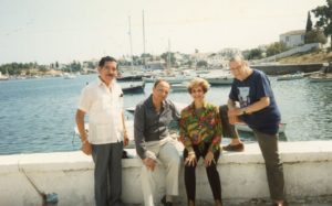 1991.Septiembre, 19 y 20. Viaje por las islas del mar Egeo en compañía de su hija Mireya.