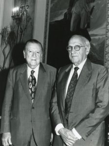 1994. Marzo, 16. Encuentro con Jacinto Convit en el Palacio de Miraflores.