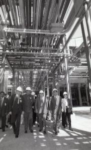 1997. Diciembre, 3. Inauguración de la planta para la elaboración de acento Cargill. Valencia, estado Carabobo.
