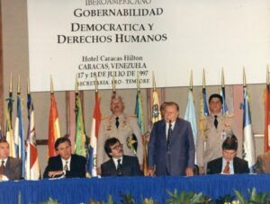 1997. Julio, 17. Reunión preparatoria de la VII Cumbre Iberoamericana de Jefes de Estado y de Gobierno.