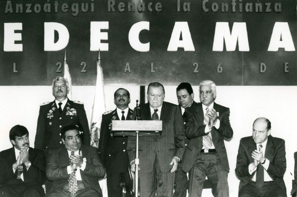 1997. Julio, 22. 53 Asamblea Nacional de Fedecámaras. Hotel Mare Mares, Puerto La Cruz, Estado Anzoátegui.