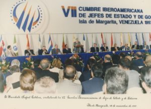 1997. Noviembre, 8. VIII Cumbre Iberoamericana, Isla de Margarita.