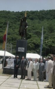 1998. Agosto, 5. Conmemoración del V Centenario de la llegada de Colón a Macuro, estado Sucre.