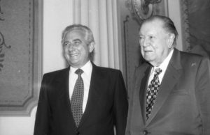1998. Diciembre, 11. Visita a Miraflores del excandidato presidencial Henrique Salas Romer.
