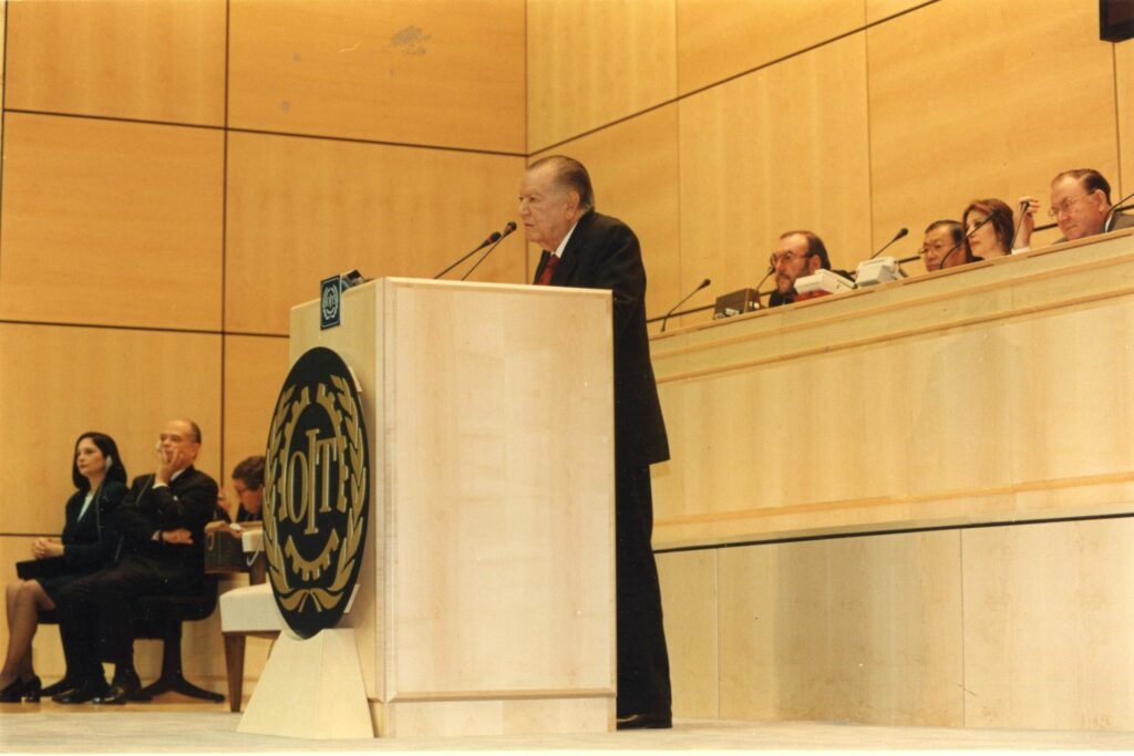 1998. Junio, 9. Discurso en la OIT, Ginebra, Suiza.