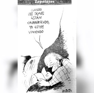 Zapatazo sobre Rafael Caldera, 1 de abril de 1997