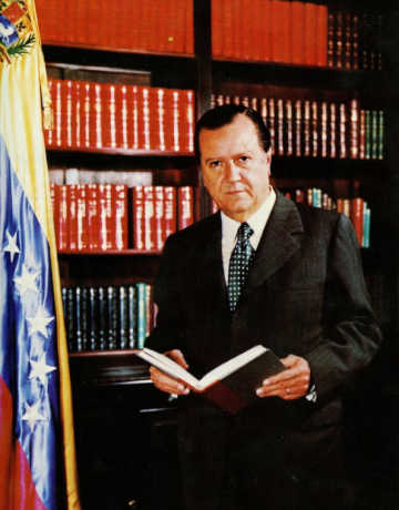 Rafael Caldera - 1972. En la residencia presidencial La Casona, Despacho Presidencial.