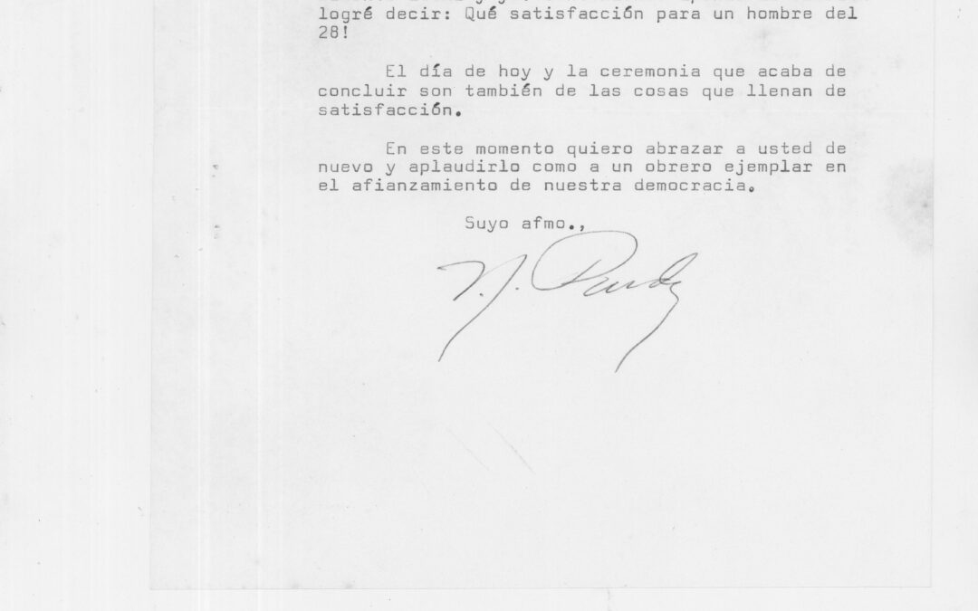 1974. Marzo, 12. Carta de Isaac J. Pardo a Rafael Caldera