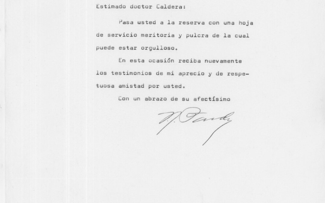 1987. Noviembre, 21. Carta de Isaac J. Pardo a Rafael Caldera