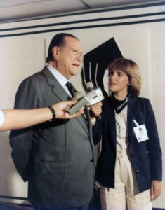 1983. Diciembre, 4. Nitu Pérez Osuna entrevista a Rafael Caldera en el Comando de Campaña Cujicito, Caracas.