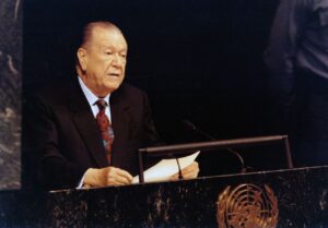 1994. Septiembre, 30. Rafael Caldera ante la 49 Asamblea General de Naciones Unidas.