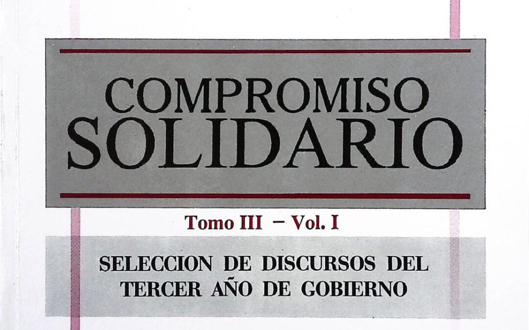 Compromiso Solidario Tomo III – Vol I y II (1996)