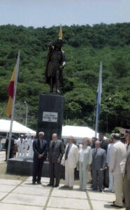 1998. Agosto, 5. Conmemoración del V Centenario de la llegada de Cristóbal Colón a Macuro.