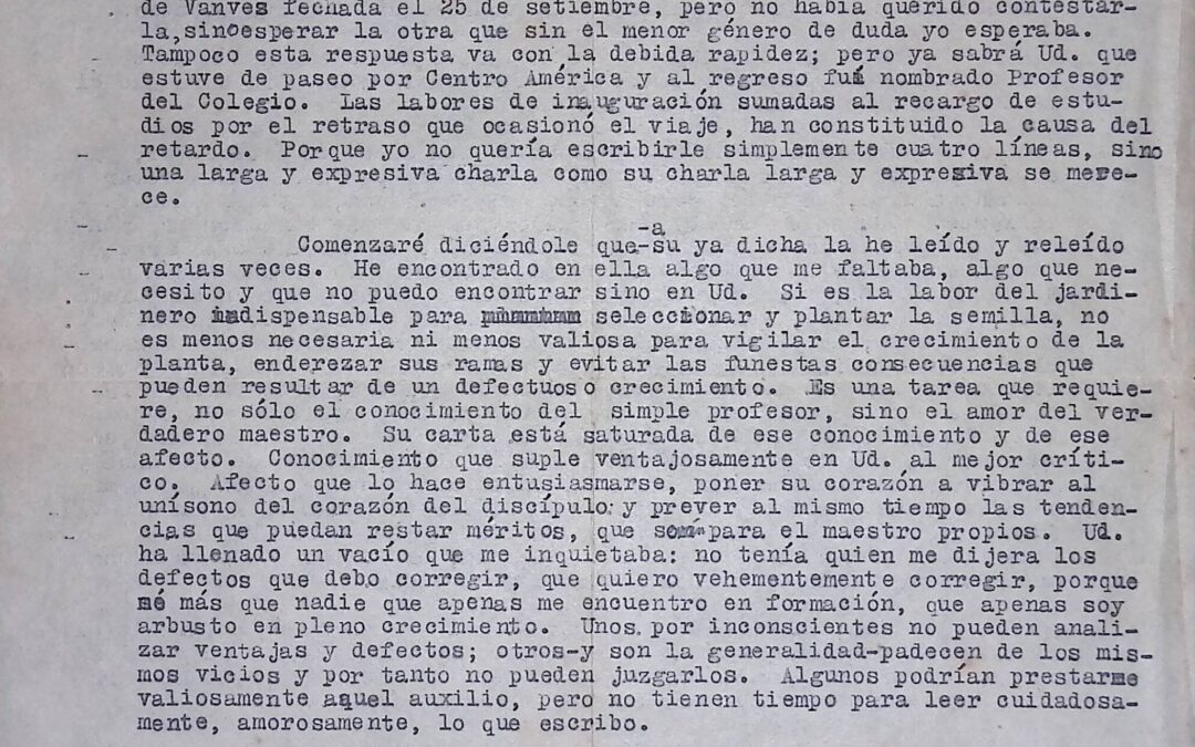 1935. Diciembre, 3. Respuesta de Rafael Caldera a Manuel Aguirre Elorriaga, S.J.