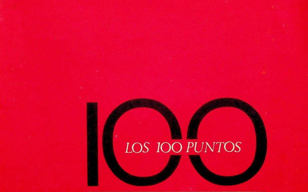 Los 100 puntos. Las realizaciones en el primer año de gobierno del Presidente Caldera (1970)