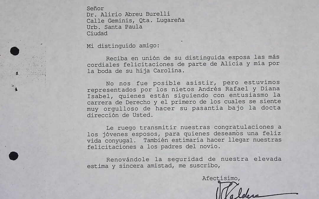 1996. Mayo, 7. Carta a Abreu Burelli