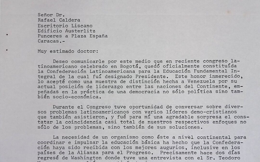 1963. Noviembre, 12. Carta de Carlos Acedo Mendoza