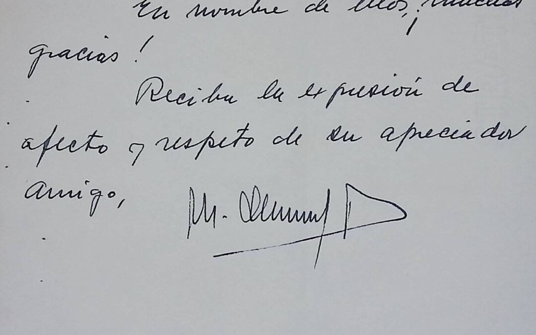 1978. Marzo, 7. Carta de Manuel Acedo Mendoza