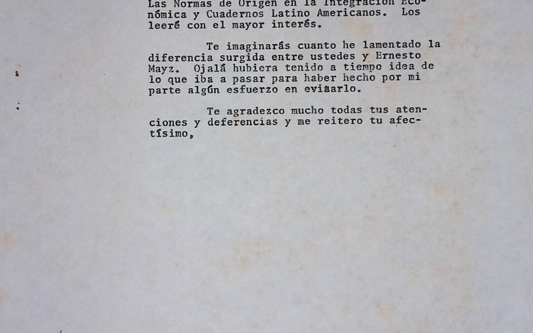 1977. Febrero, 3. Carta de Rafael Caldera a Asdrúbal Aguiar