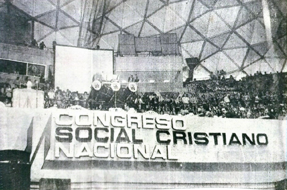 Discurso en la instalación del Primer Congreso Socialcristiano Nacional (1977)