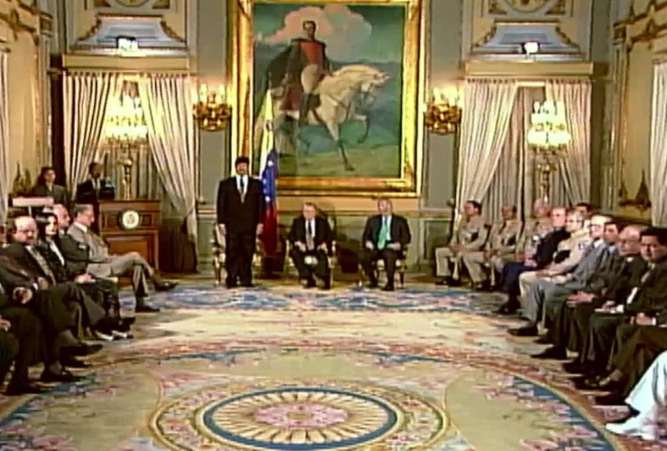 Participación de la instalación de las cámaras legislativas al Ejecutivo Nacional (1997)